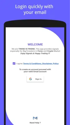 Forex Trend Signals android App screenshot 0